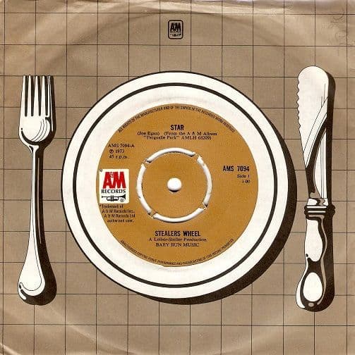 STEALERS WHEEL Star Vinyl Record 7 Inch A&M 1973