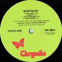 STEELEYE SPAN Below The Salt Vinyl Record LP Chrysalis 1972