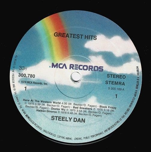STEELY DAN Greatest Hits Vinyl Record LP MCA
