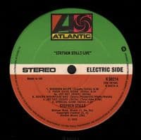 STEPHEN STILLS Stephen Stills Live Vinyl Record LP Atlantic 1975