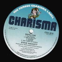 STEVE HACKETT Defector Vinyl Record LP Charisma 1980.