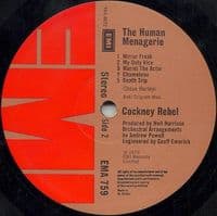 STEVE HARLEY & COCKNEY REBEL The Human Menagerie Vinyl Record LP EMI 1973