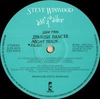 STEVE WINWOOD Arc Of A Diver Vinyl Record LP Island 1980
