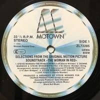 STEVIE WONDER The Woman In Red Vinyl Record LP Motown 1984