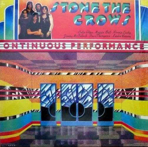 STONE THE CROWS Ontinuous Performance Vinyl Record LP Polydor 1972