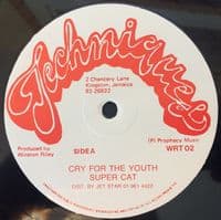 SUPER CAT Cry For The Youth Vinyl Record 12 Inch Techniques