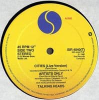 TALKING HEADS Cities Vinyl Record 12 Inch Sire 1980
