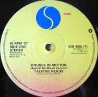 TALKING HEADS Houses In Motion Vinyl Record 12 Inch Sire 1981