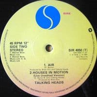TALKING HEADS Houses In Motion Vinyl Record 12 Inch Sire 1981