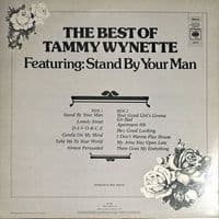 TAMMY WYNETTE The Best Of Tammy Wynette Vinyl Record LP CBS 1975