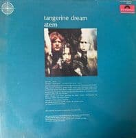 TANGERINE DREAM Atem Vinyl Record LP Polydor 1973