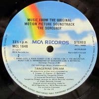 TANGERINE DREAM Sorcerer Vinyl Record LP MCA 1982