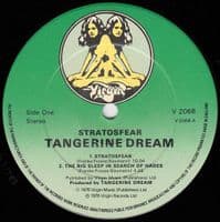 TANGERINE DREAM Stratosfear Vinyl Record LP Virgin 1976