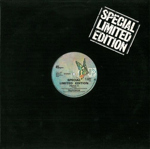 TELEVISION Prove It Vinyl Record 12 Inch Elektra 1977 Green Vinyl