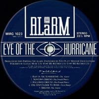 THE ALARM Eye Of The Hurricane Vinyl Record LP I.R.S. 1987