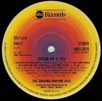 THE AMAZING RHYTHM ACES Toucan Do It Too Vinyl Record LP ABC 1977
