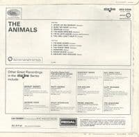 THE ANIMALS The Animals Vinyl Record LP Regal Starline 1969