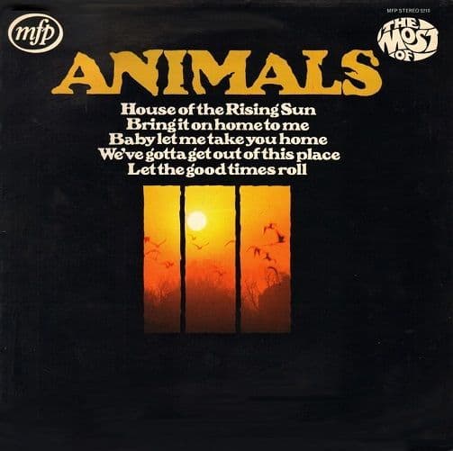 THE ANIMALS The Most Of Vinyl Record LP MFP