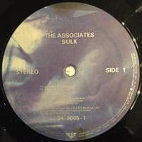 THE ASSOCIATES Sulk Vinyl Record LP WEA 1982