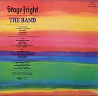 THE BAND Stage Fright Vinyl Record LP Capitol
