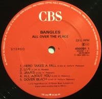 THE BANGLES All Over The Place Vinyl Record LP CBS 1986