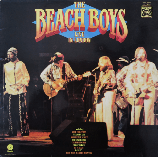 THE BEACH BOYS Live In London Vinyl Record LP MFP 1977