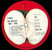 THE BEATLES 1962-1966 Vinyl Record 2 LP Apple 1973 The Red Album PCSP 717 1st Press Gatefold Sleeve