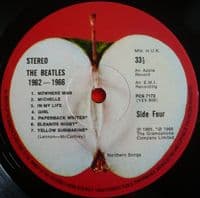 THE BEATLES 1962-1966 Vinyl Record 2 LP Apple 1976 PCSP 717 The Red Album Double Picture Sleeve HTM