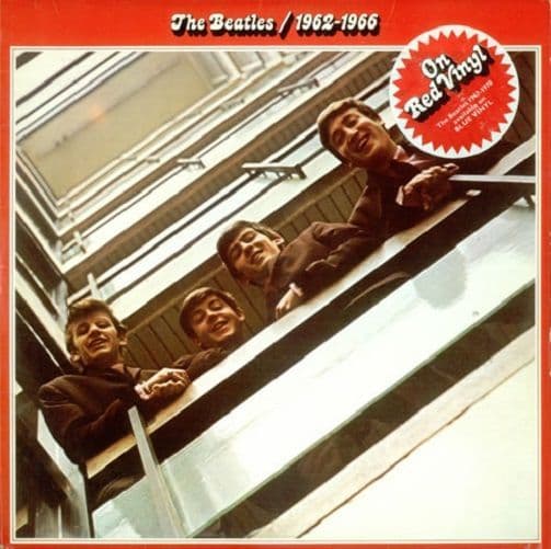 THE BEATLES 1962-1966 Vinyl Record LP Apple 1978 Red Vinyl