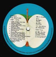 THE BEATLES 1967-1970 Vinyl Record LP Dutch Apple 1980 Reissue Pressing Pic Sleeve 1A 184-05 309/10