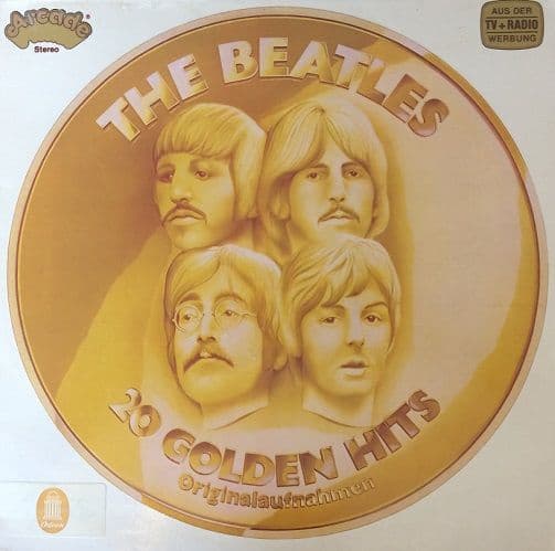 THE BEATLES 20 Golden Hits Vinyl Record LP German Odeon 1979