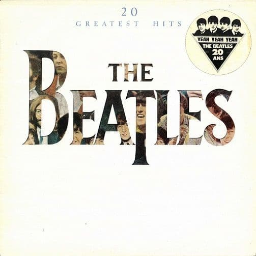 THE BEATLES 20 Greatest Hits Vinyl Record LP French Parlophone 1982