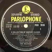 THE BEATLES A Collection Of Beatles Oldies Vinyl Record LP Parlophone 1966 PCS 7016 Stereo 1G 1G 1st