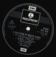 THE BEATLES A Collection Of Beatles Oldies Vinyl Record LP Parlophone 1981 Album PCS 7016 EMI -3/-4