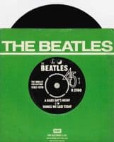 THE BEATLES A Hard Day's Night Vinyl Record 7 Inch Parlophone 1976 UK Green Picture Sleeve R 5160 1N