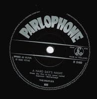 THE BEATLES A Hard Day's Night Vinyl Record 7 Inch Parlophone 2019 Abbey Road Remastered Single New