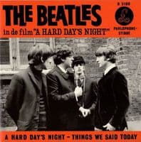 THE BEATLES A Hard Day's Night Vinyl Record 7 Inch Parlophone 2019 Abbey Road Remastered Single New