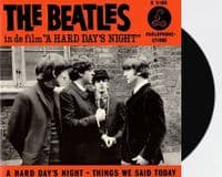 THE BEATLES A Hard Day's Night Vinyl Record 7 Inch Parlophone 2019 Abbey Road Remastered Single New