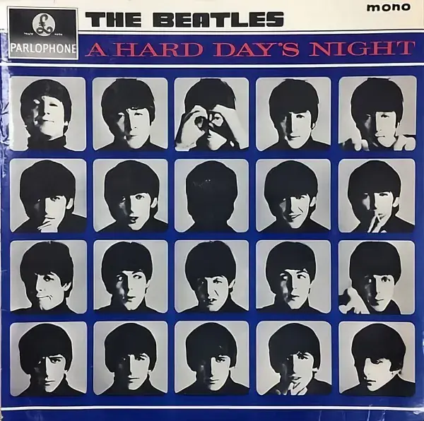 THE BEATLES A Hard Day’s Night Vinyl Record LP Parlophone 1964 3N/3N Matrix 1 GAM/2 GGO