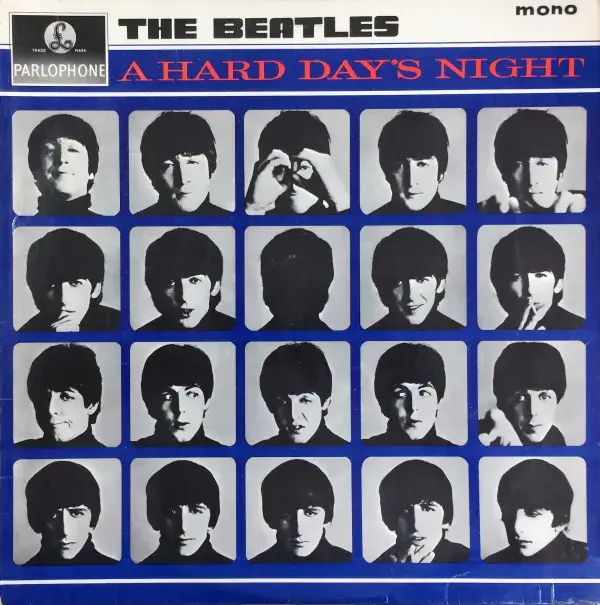 THE BEATLES A Hard Day’s Night Vinyl Record LP Parlophone 1964 3N/3N Matrix 1 GAM/2 GGO