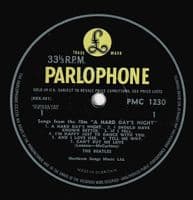 THE BEATLES A Hard Day's Night Vinyl Record LP Parlophone 1964 Original Mono 1st Pressing 3 HO/3 HH