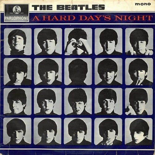 THE BEATLES A Hard Day's Night Vinyl Record LP Parlophone 1964 UK Mono 1st KT Flipback Garrod Sleeve