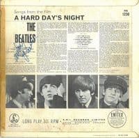 THE BEATLES A Hard Day's Night Vinyl Record LP Parlophone 1964 UK Mono 1st Press KT 3N Ernest J Day