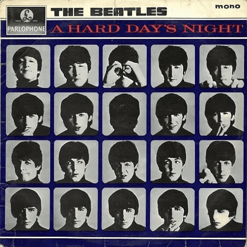 THE BEATLES A Hard Day's Night Vinyl Record LP Parlophone 1964 UK Mono 1st Press PMC 1230 KT 3N 2GRR