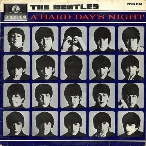 THE BEATLES A Hard Day's Night Vinyl Record LP Parlophone 1964 UK Mono 1st Pressing KT 4RGP/6GTL Pop