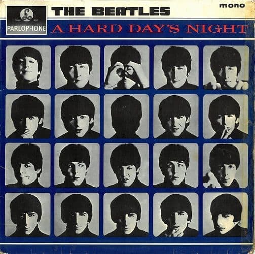 THE BEATLES A Hard Day's Night Vinyl Record LP Parlophone 1964......