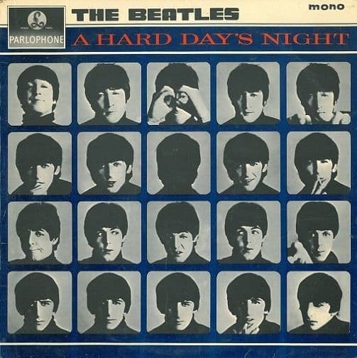 THE BEATLES A Hard Day's Night Vinyl Record LP Parlophone 1964........