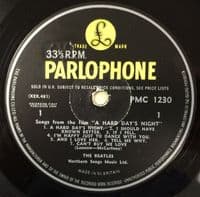 THE BEATLES A Hard Day's Night Vinyl Record LP Parlophone 1964..........