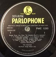 THE BEATLES A Hard Day's Night Vinyl Record LP Parlophone 1964..............
