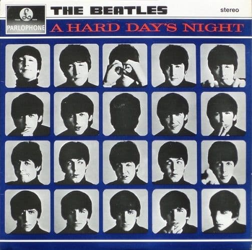 THE BEATLES A Hard Day's Night Vinyl Record LP Parlophone 1968 UK Stereo Garrod KT PCS 3058 -1/-1